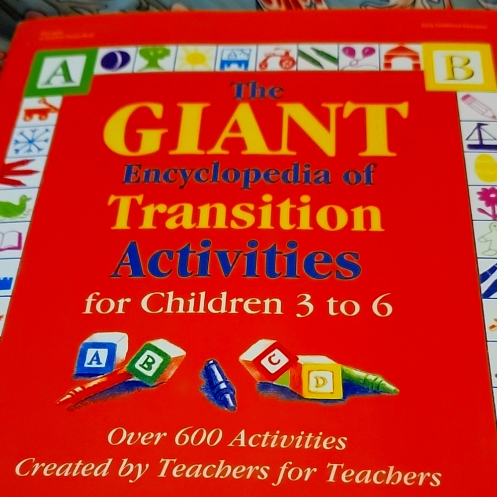 The Giant Encyclopedia of Transition Activities for Children 3 to 6 - Red